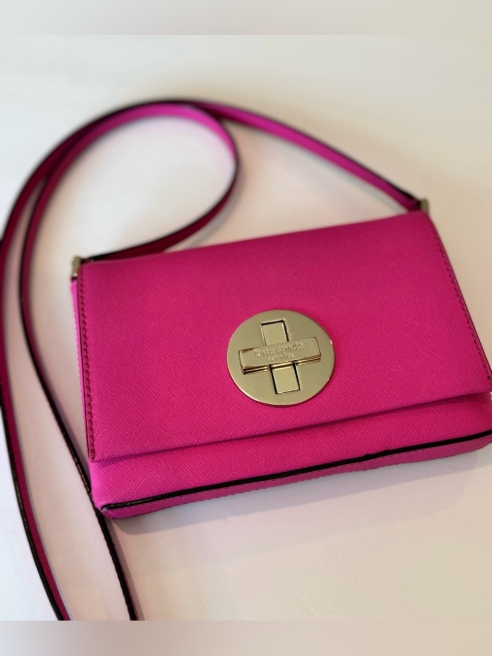 kate spade Sally Newberry Lane Desert Rose Crossbody Bag with Gold Hardware